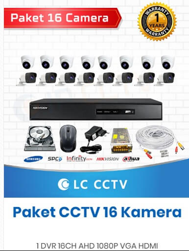 Harga Pasang 16 Kamera CCTV - CV LC IT Solution