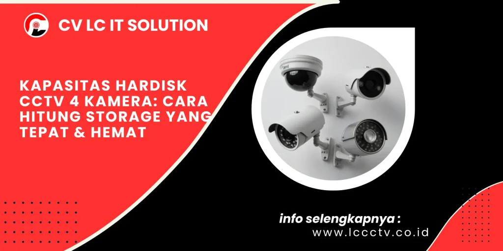 Kapasitas Hardisk CCTV 4 Kamera: Tips Menentukan Storage yang Efektif