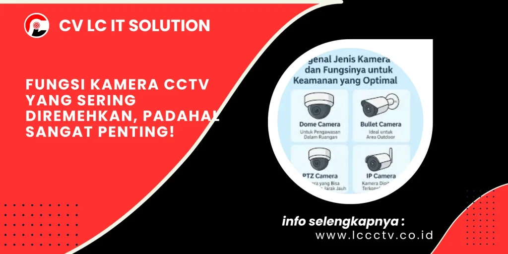 Fungsi Kamera CCTV yang Sering Diremehkan, Padahal Sangat Penting!