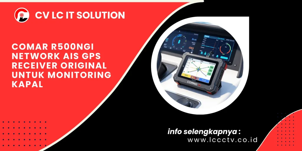 Comar R500NGi Network AIS GPS Receiver Original untuk Monitoring Kapal