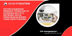 Sistem Keamanan Berbasis Teknologi IP: Keunggulan CCTV Network untuk Pengawasan Bisnis yang Lebih Fleksibel