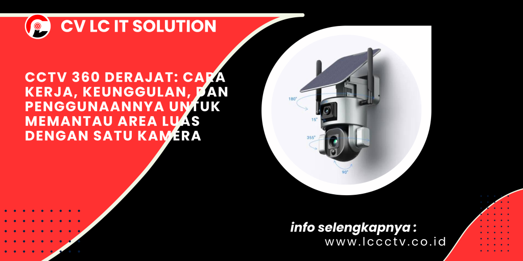 CCTV 360 Derajat_ Cara Kerja, Keunggulan, dan Penggunaannya untuk Memantau Area Luas dengan Satu Kamera